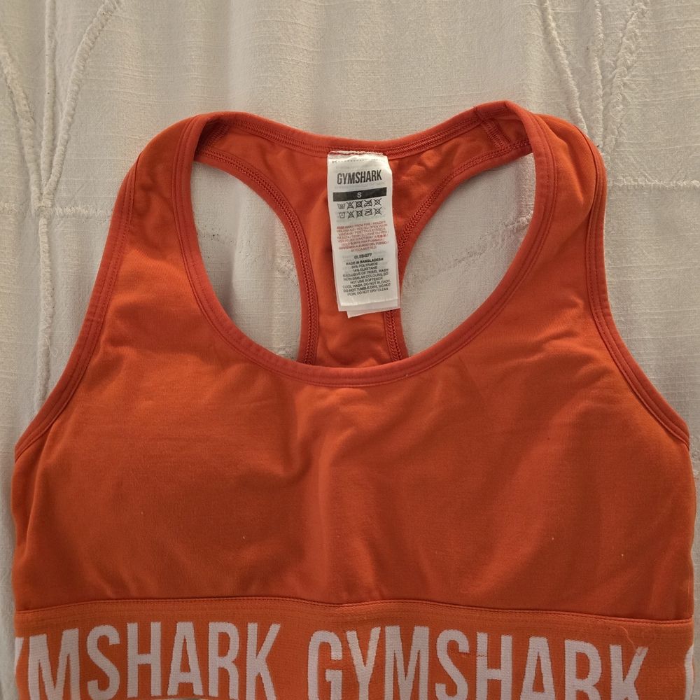 Gymshark Vibrant Orange Sports Bra